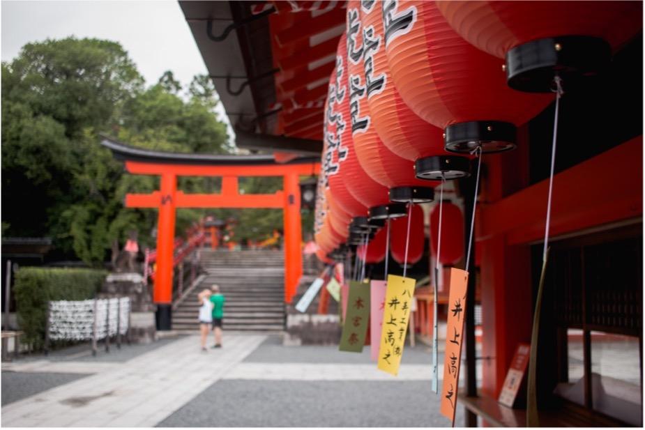 Red torii gate